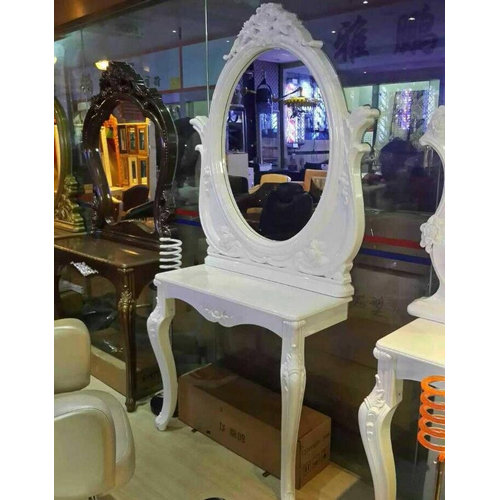european style beauty salon mirror station salon styling mirror made in China