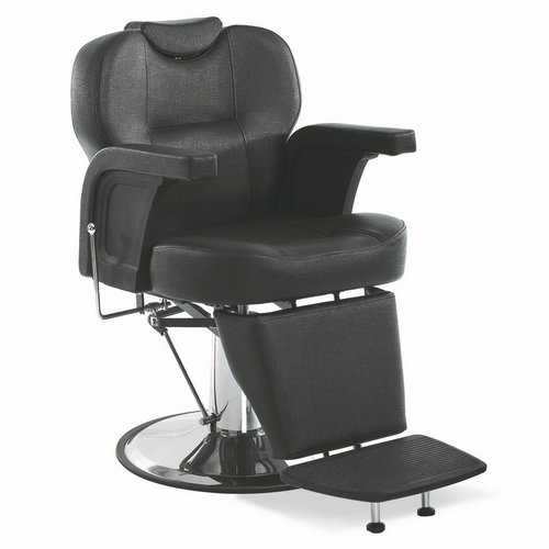 Low price ergonomic all purpose hydraulic black recline barber chair