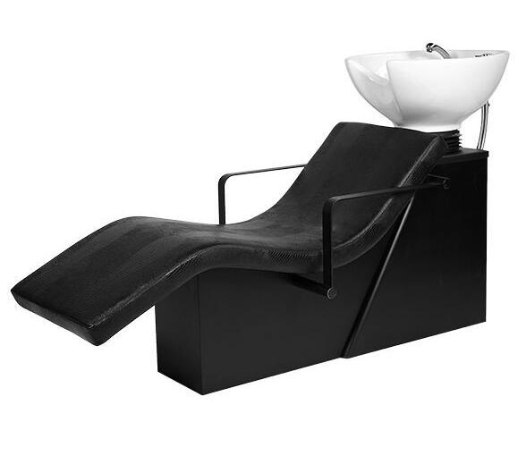 Alibaba Wholesale beauty hair washing barber salon shampoo bed massage chair hairdressing bowl