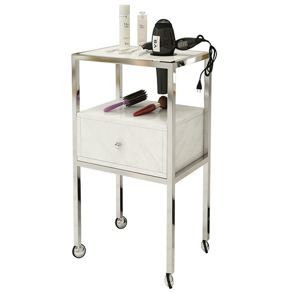 China Beauty Salon Nail Pedicure Medical Tools Storage Cart Cabinet Drawers Facial Hairdressing Trolley Styling Station