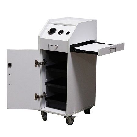 China Hairdressing Trolley Styling Station Spa Beauty Nail Pedicure Manicure Tools Storage Cart Cabinet Drawers