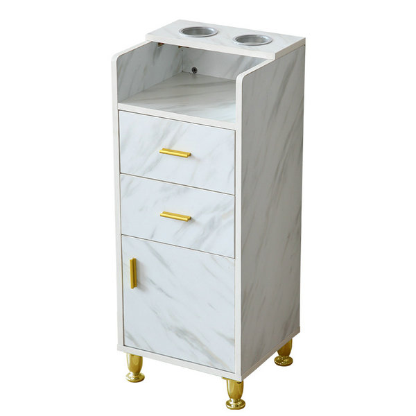 China Spa Facial Beauty Nail Pedicure Medical Tools Storage Cart Cabinet Drawers Hairdressing Trolley Barber Station