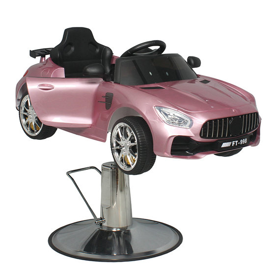 Fashion Barber Hydraulic Music Kids Salon Haircut Chair Baby Hairdressing Driving Toy Car Seating Children Styling Stool