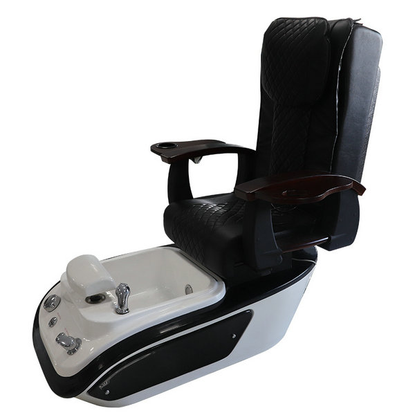 Fashion red pedicure chair / reclining massage foot salon furniture