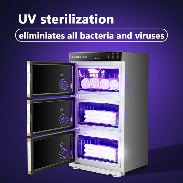 UV Towel Sterilizer Box Nail Manicure Tools Disinfection Cabinet Mini Ozone Ultraviolet Sterilization Machine for Home Salon